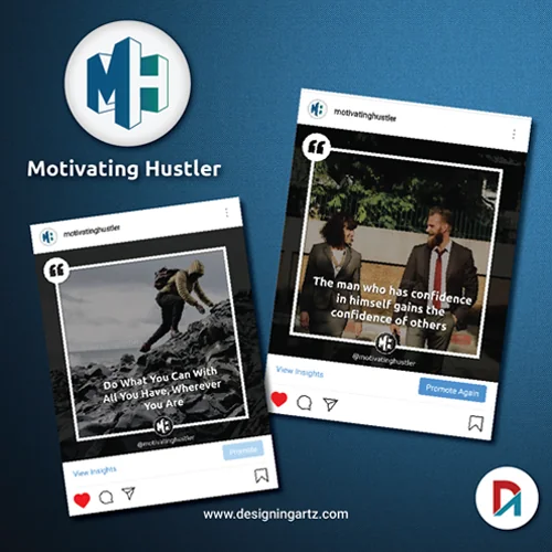Instagram Page design artwork